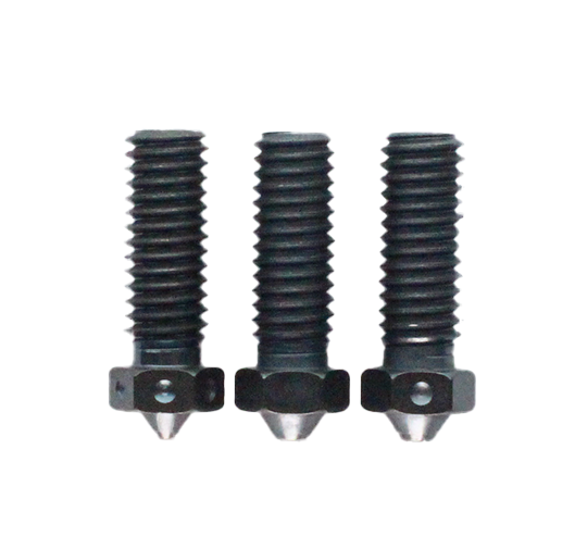 Hardened steel nozzles