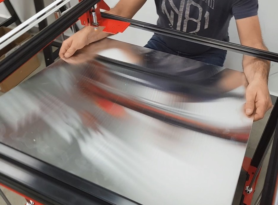 Heated magnetic PEI print bed